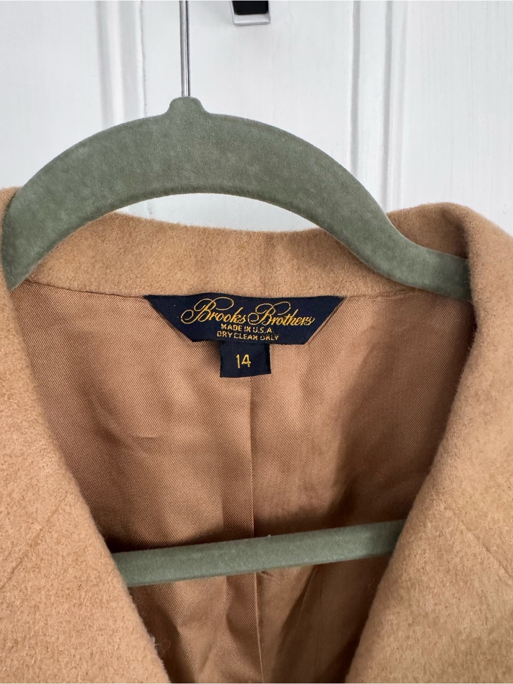 Brooks Brothers women’s camel hair blazer size 14 - Picture 2 of 13